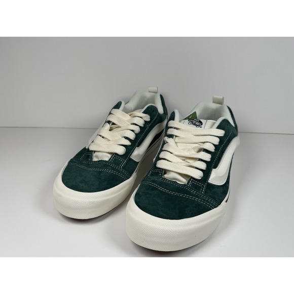 Vans Knu Skool Sneakers Men's Size 9 Pig Suede Green/White VN000CS0CX2 - Picture 5 of 5